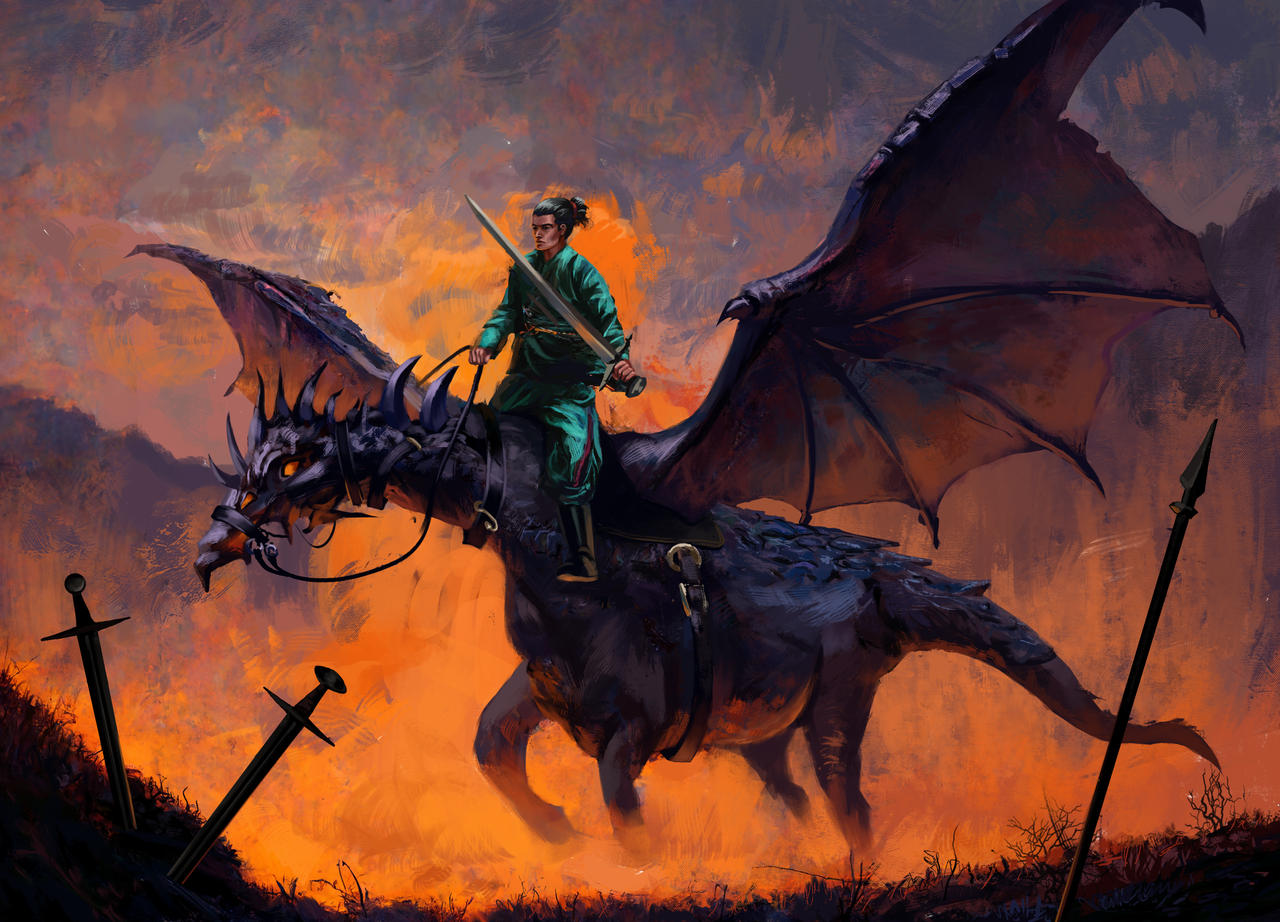 Dragon rider by JonathanLebrec on DeviantArt