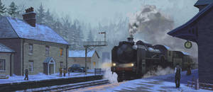 Train winter