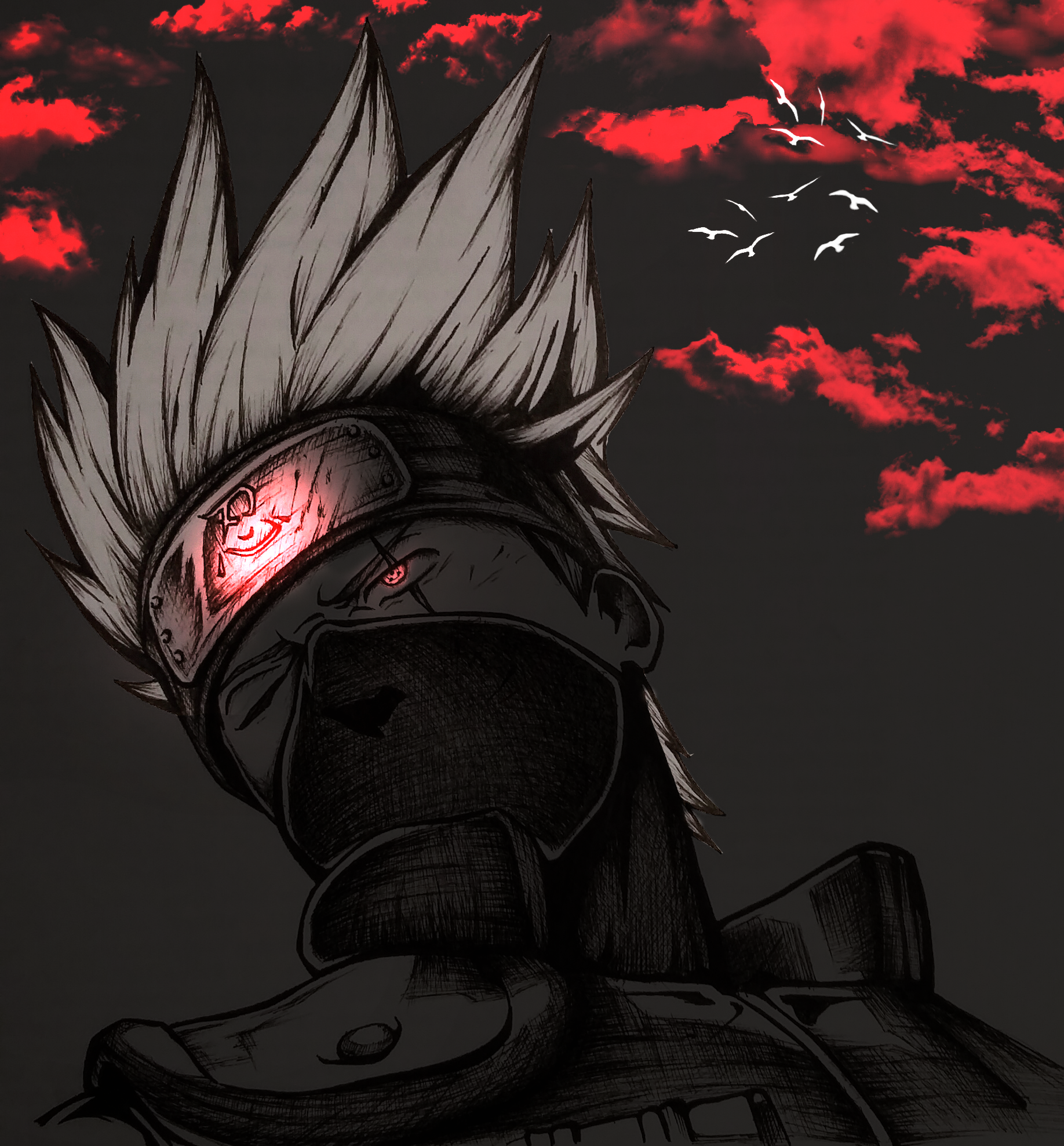 kakashi sharingan, sharingan kakashi naruto wallpaper, edegewlrd