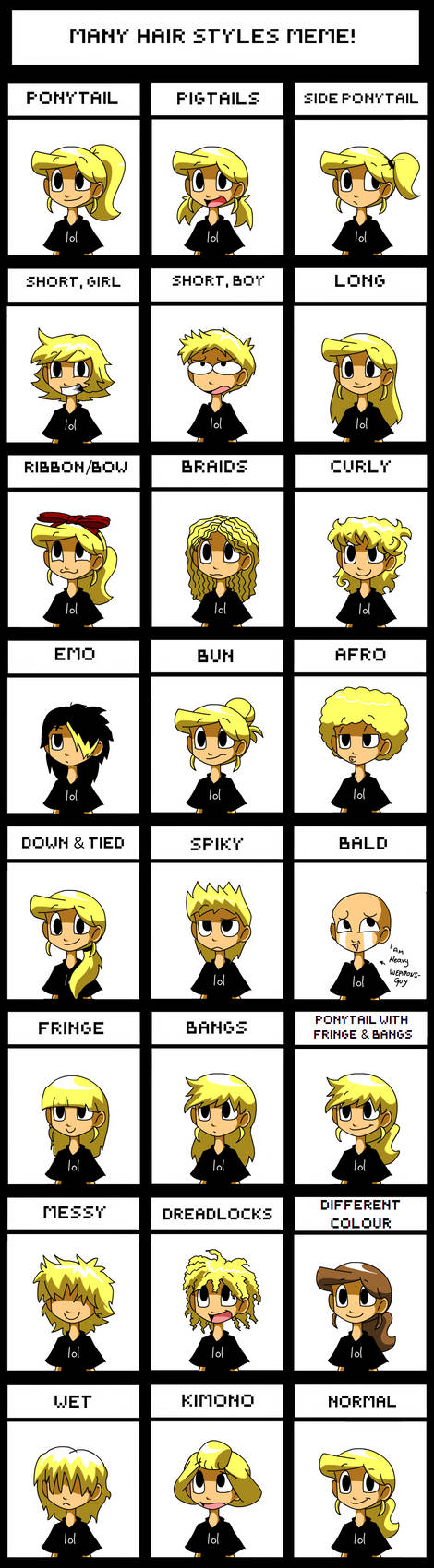 Hairstyle meme by s0s2 on DeviantArt