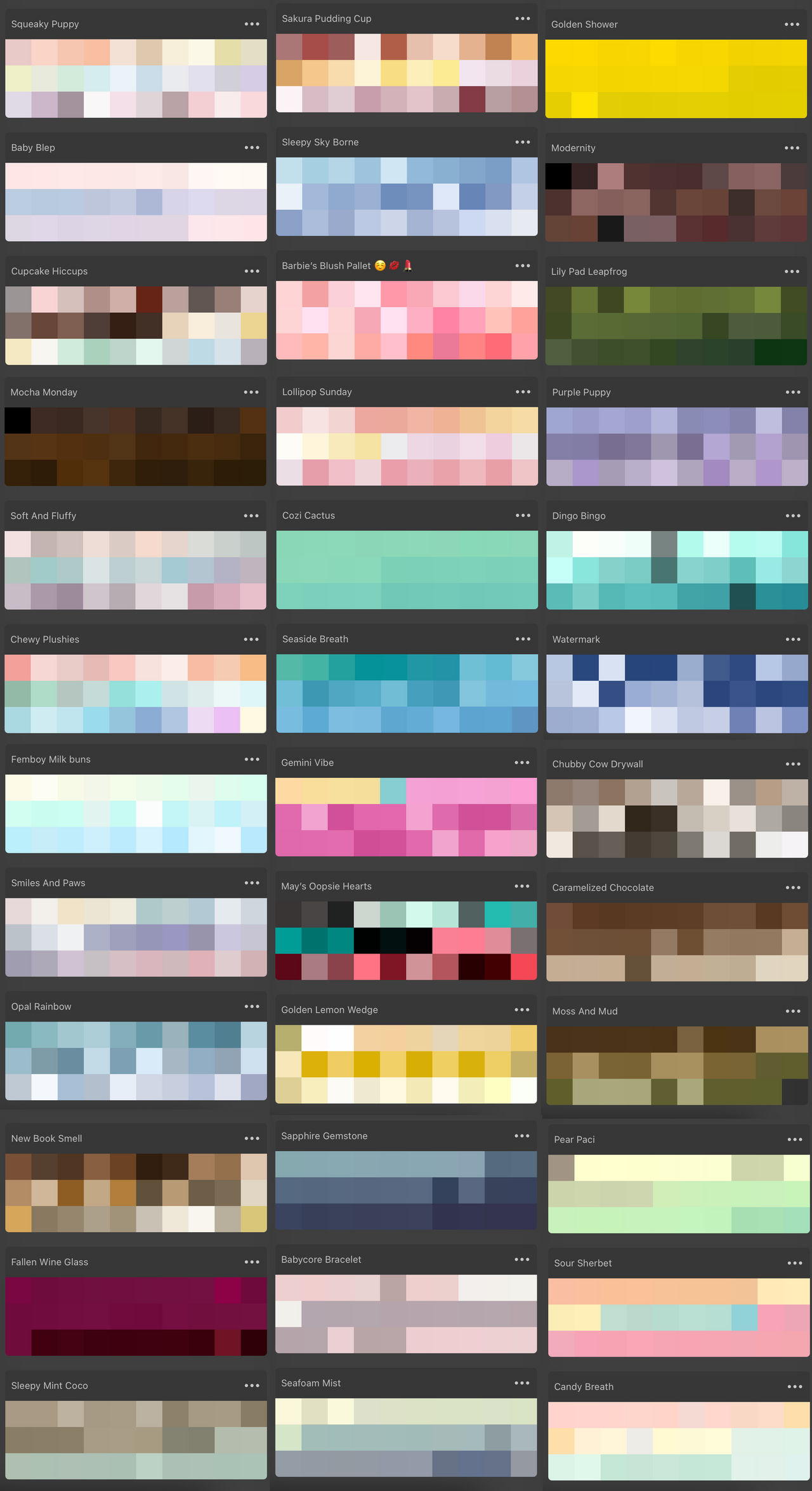 Deviantart Color Map Color paletts by KawaiiPandaBunni200 on DeviantArt