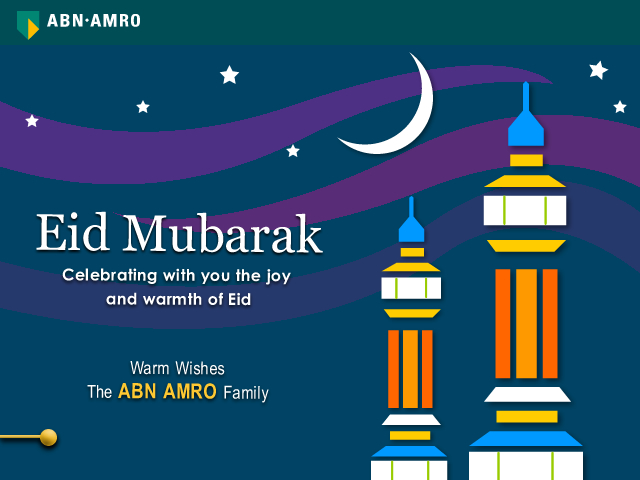 Eid greeting card for ABN Amro