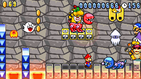 If Mario and Luigi SSS had a style in SMM2 by ToxicIsland