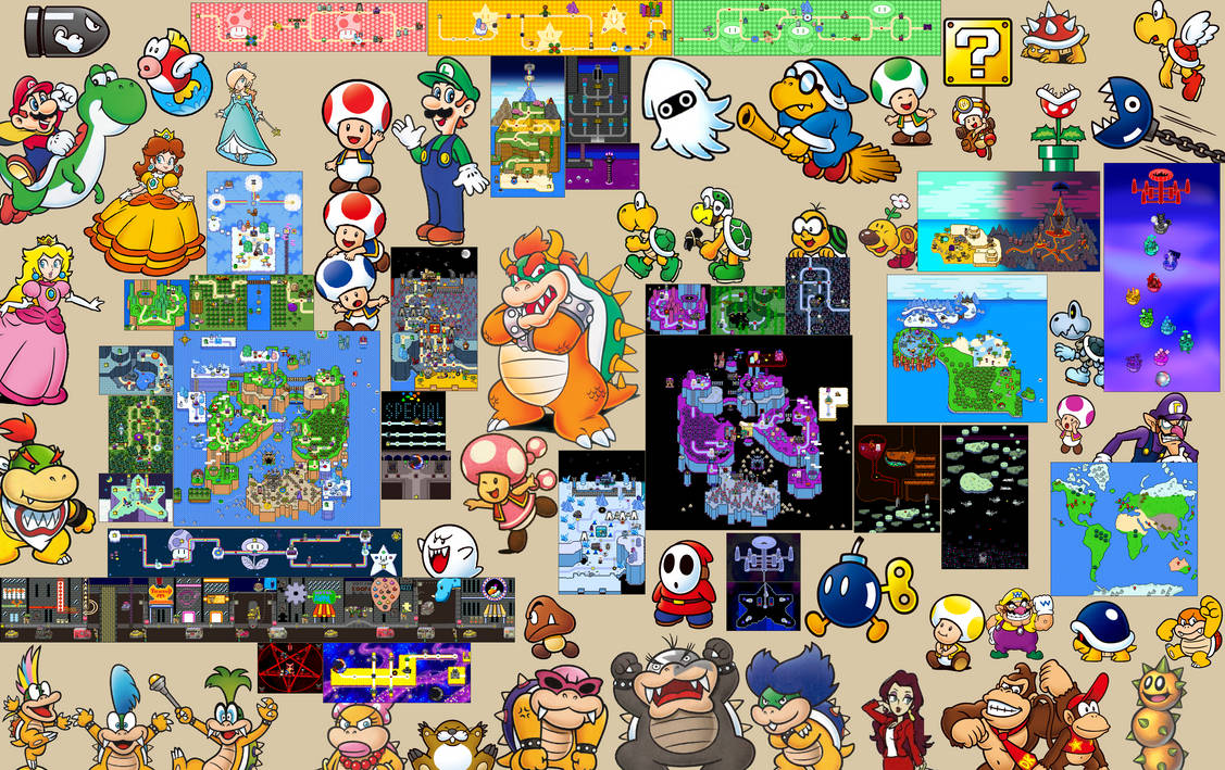 Super Mario World Map Definitive Edition by ToxicIsland on DeviantArt