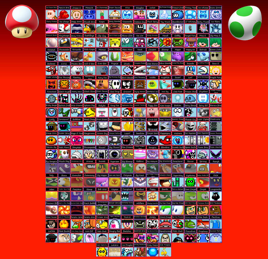 Super Smash Bros. Omega Mario/Yoshi Enemies Page 2 by ToxicIsland on ...