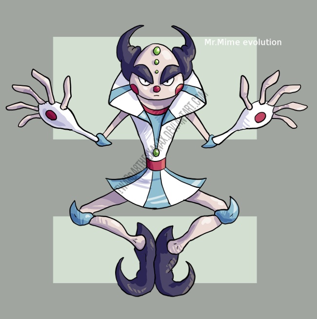 Mr. Mime evolution by Twarda8 on DeviantArt