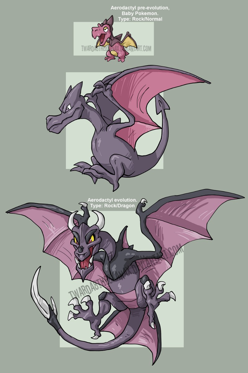 Aerodactyl evolution line