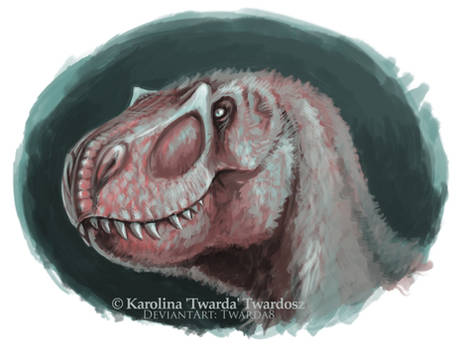 T. rex portrait