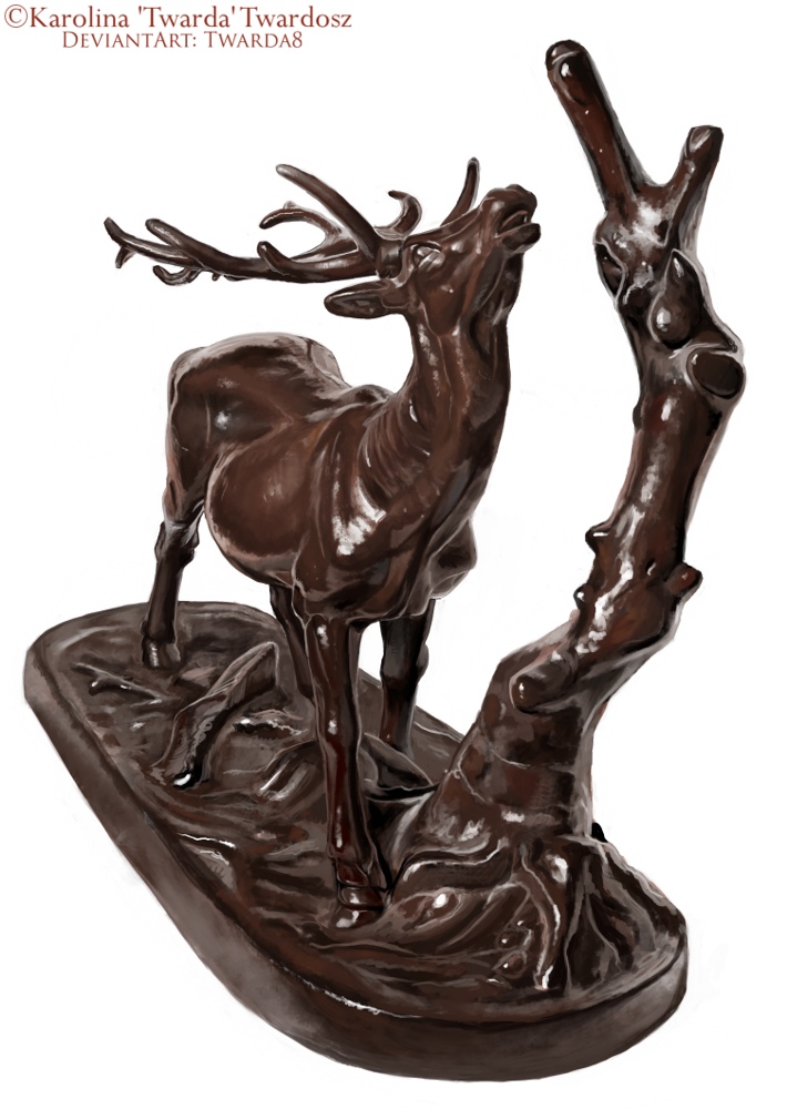 Deer Sculpture Study 2