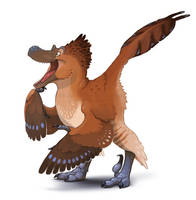 Cartoony Raptor