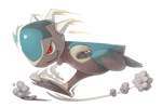 Cranidos used Pursuit! by Twarda8