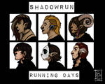 SHADOWRUN - Running Days by SketchbookGeek