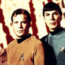 Kirk and Spock Posterized