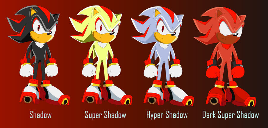 Shadow TH - Multiple Forms by alvarobmk123 on DeviantArt