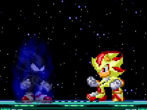 Pixilart - Dark sonic by Sonic-Gamer