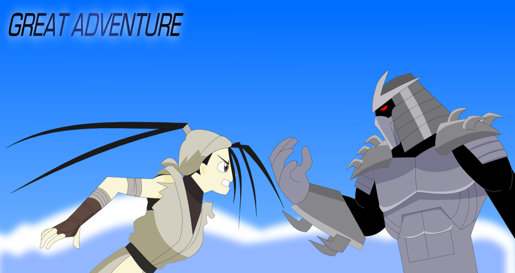 Great Adventure Art - Ibuki vs. Shredder