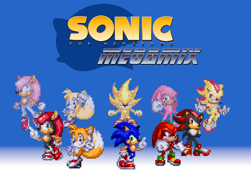 Sonic Megamix Desktop Wallpaper