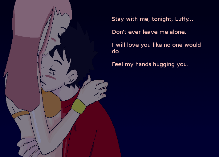luffy and shirahoshi love