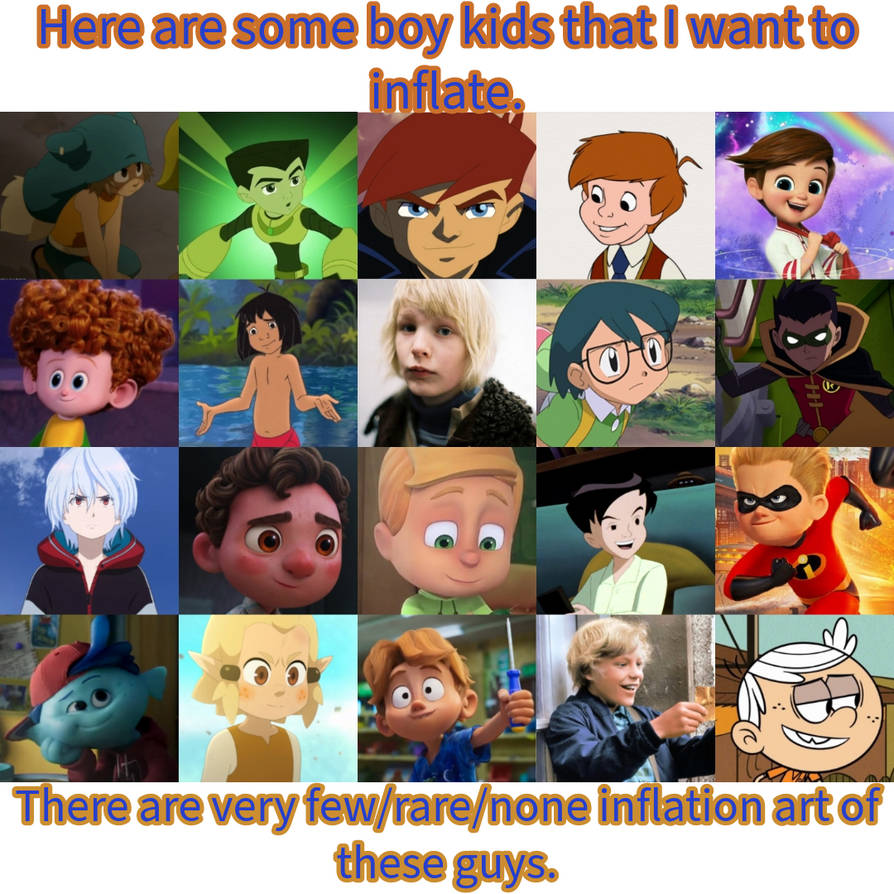 Kids Inflation Deviantart Here are some kid boys that I want to inflate by GAlexHero89 on DeviantArt