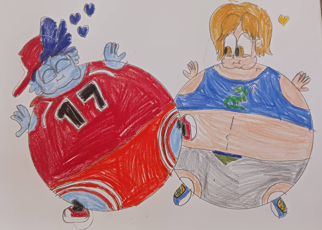 Sam Gillman and Aaron Mitchell Inflated by GAlexHero89 on DeviantArt