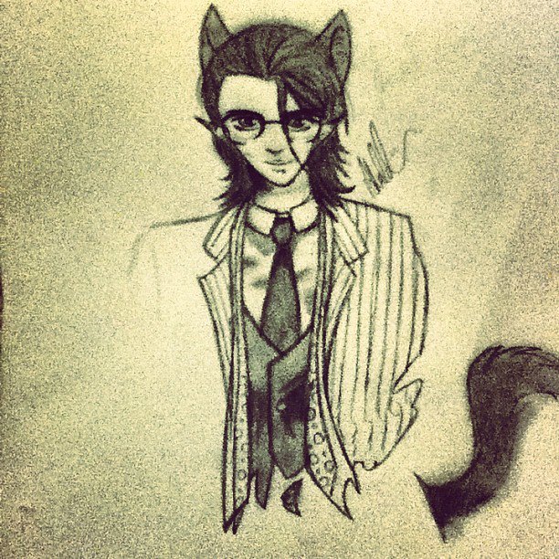 Nerd Loki-Kitty