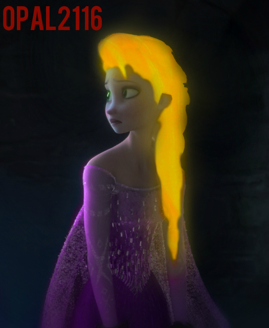 Elsa as Rapunzel Thingy