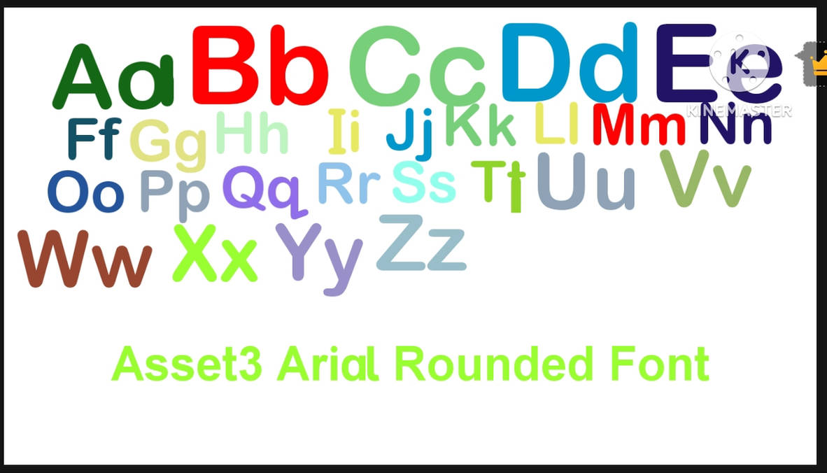 Arrial Rounded Asset3 Arial Rounded Font by CJ8cayden on DeviantArt