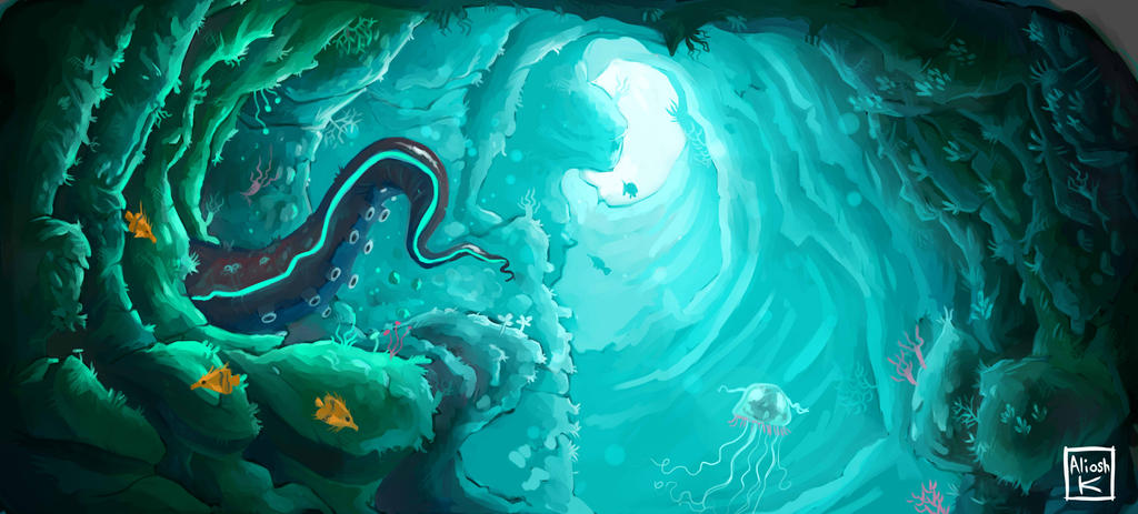 deep sea by Lowk-art on DeviantArt