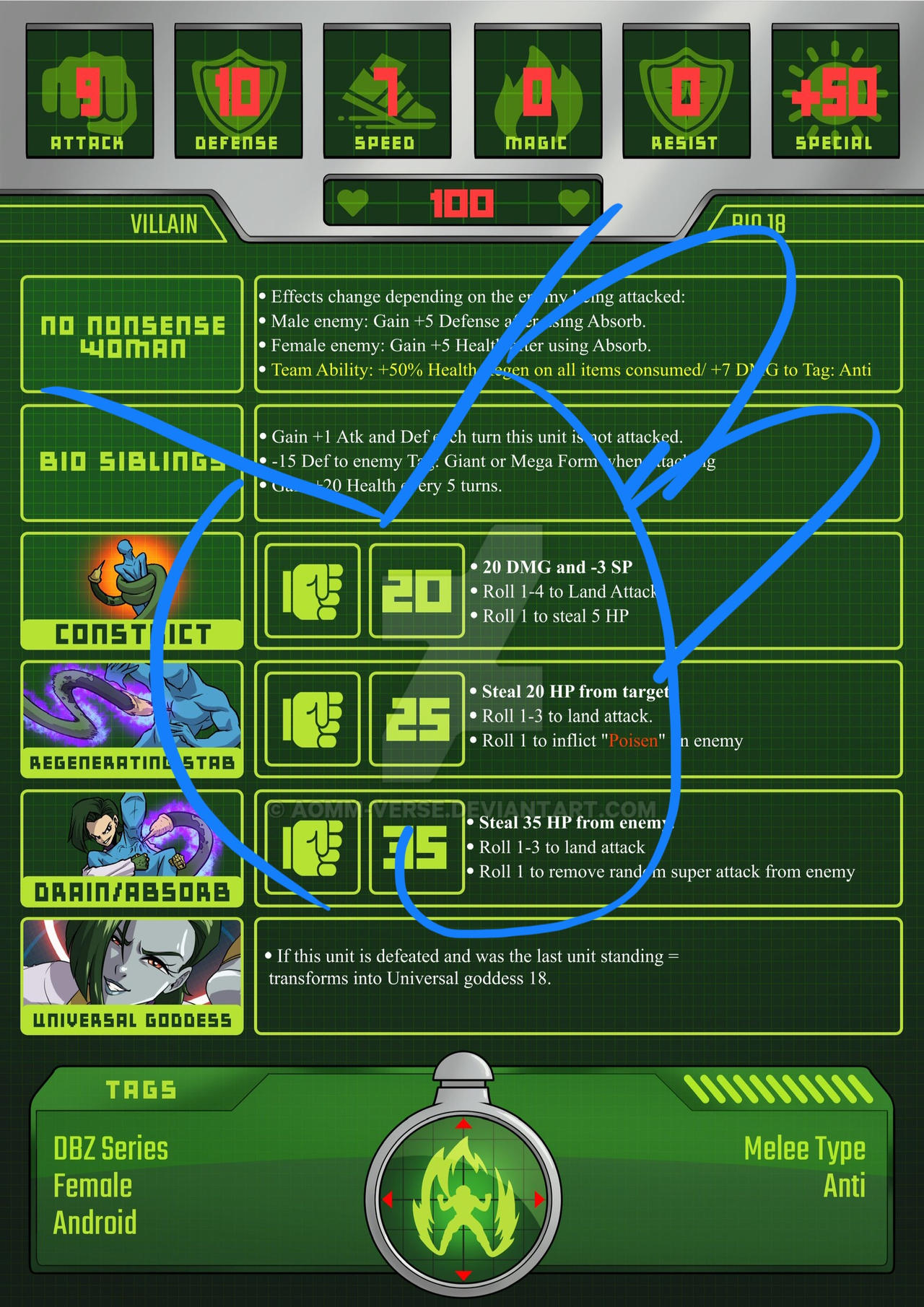 Bio 18 Moveset 1 by AoMM-Verse on DeviantArt