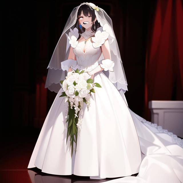 Ai Mirror art wedding bride by hgbbhin on DeviantArt