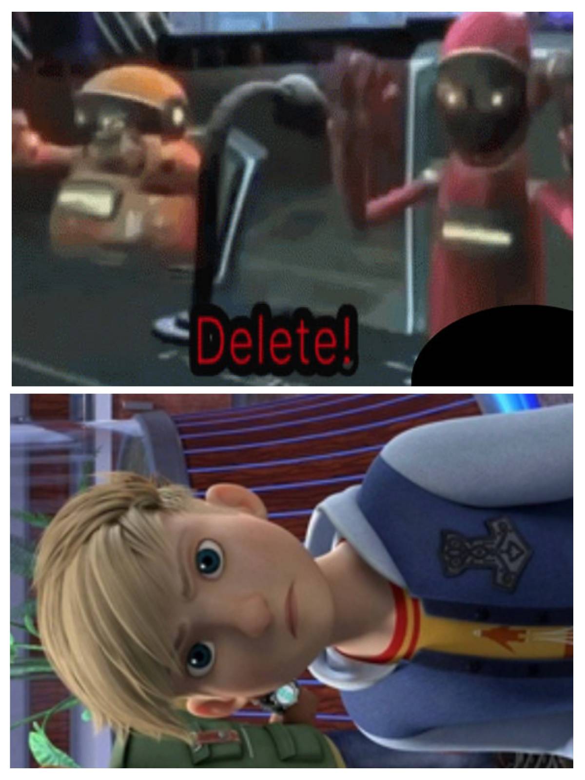 Jimmy Delete Jimmy neutron nanobots delete Tom Kullersen meme by hgbbhin on DeviantArt