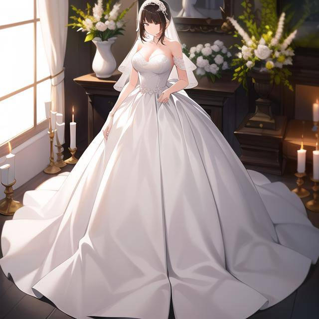 Ai Mirror art wedding bride by hgbbhin on DeviantArt