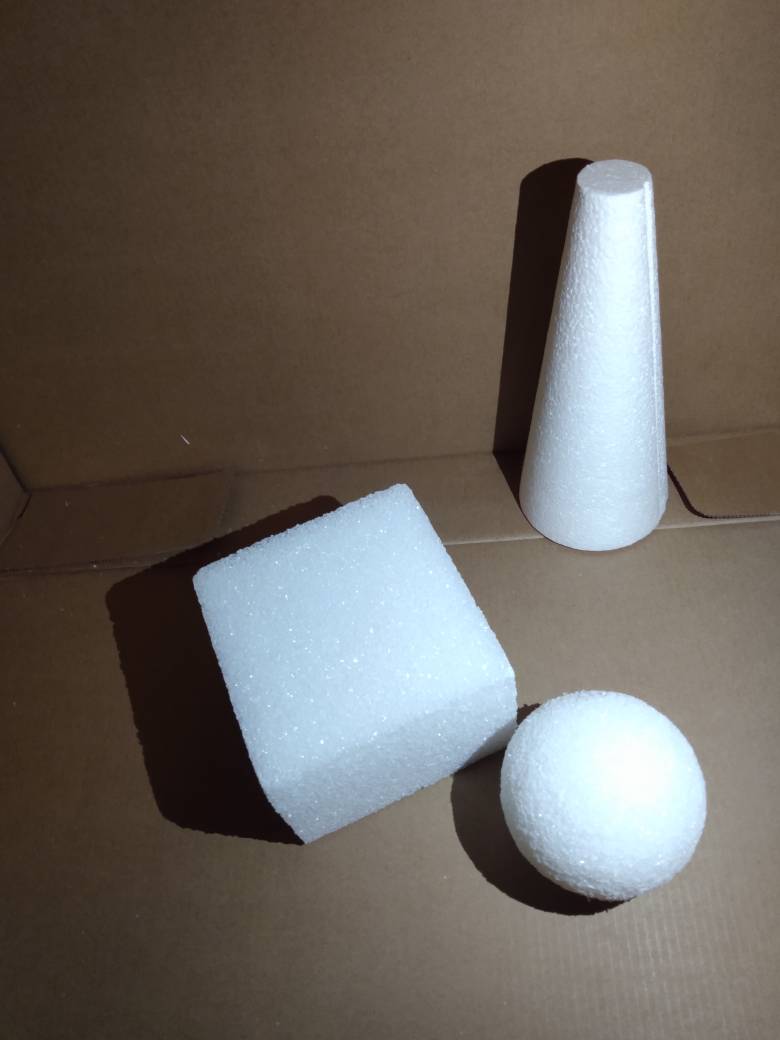 Styrofoam shapes still life reference #2 by OctoberJ on DeviantArt