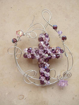 Pendant Wire and Crystals