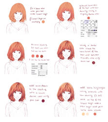 Hair coloring tutorial