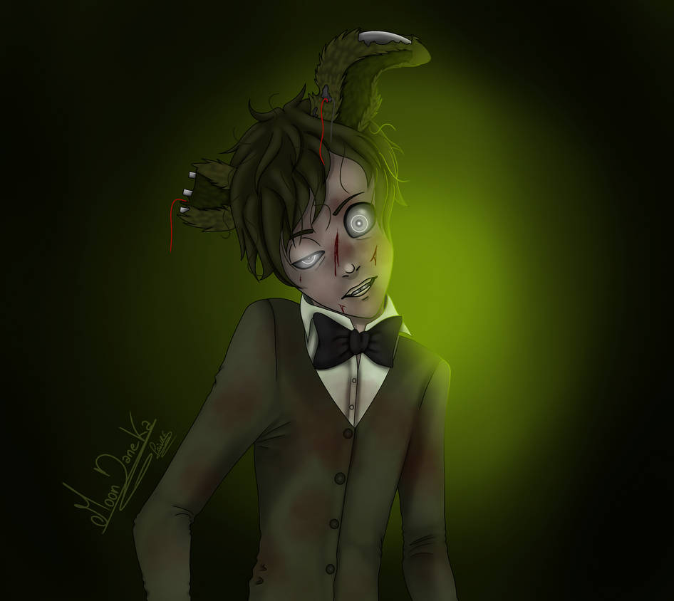 Springtrap Human Human Springtrap by moondaneka on DeviantArt