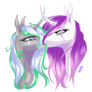 Neveah and Ina Kiss - MLP COMMISSION