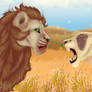 Challenging roar and for your Pride (My Pride)