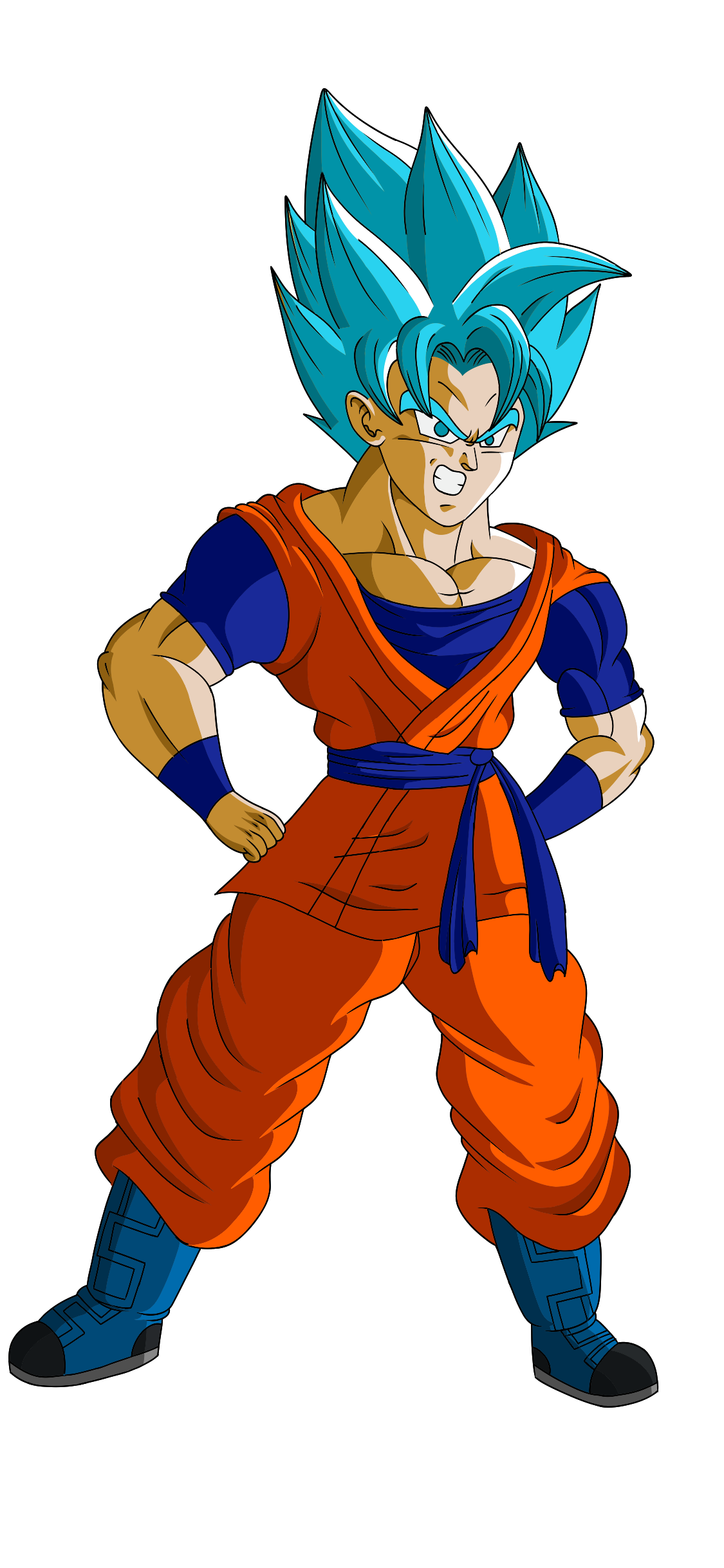 Render Goku SSJ Blue   - [+3500 renders Dragon