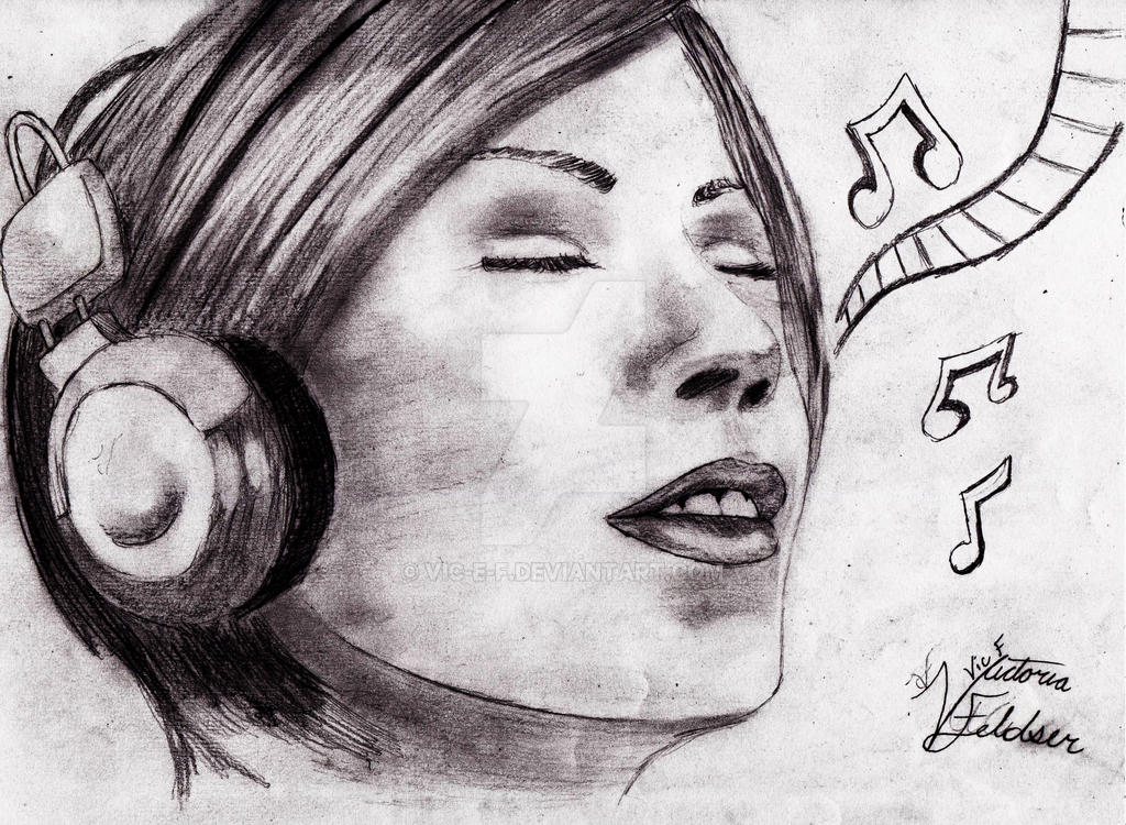 Singer Drawing Reference Girl music girl by Vic-E-F on DeviantArt