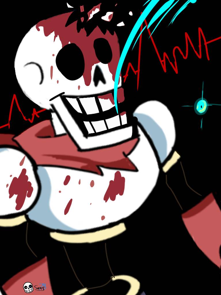 I tried making canon horror sans lol by SomePersonNamedBruv on DeviantArt