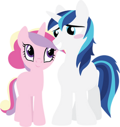 Teen Cadence and Shining Armor