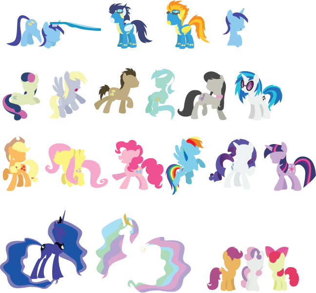 MLP Rainmeter Icons - Preview