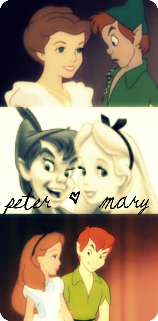 Peter Pan and Mary Darling