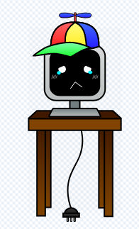 Mr Fun Computer Werewolf Swapped horror Mr. Fun Computer about to cry by LeCugot on DeviantArt