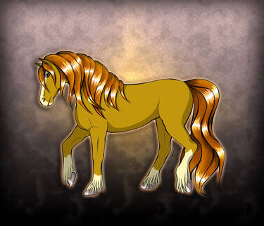 (closed) - WILSON - Stallion Winter Horse