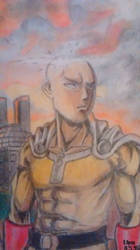 One- Punch man, Saitama portrait