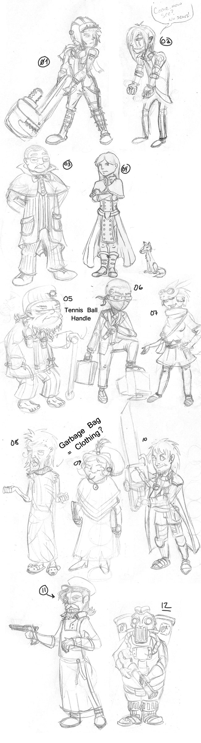 Character Dump - January 2011