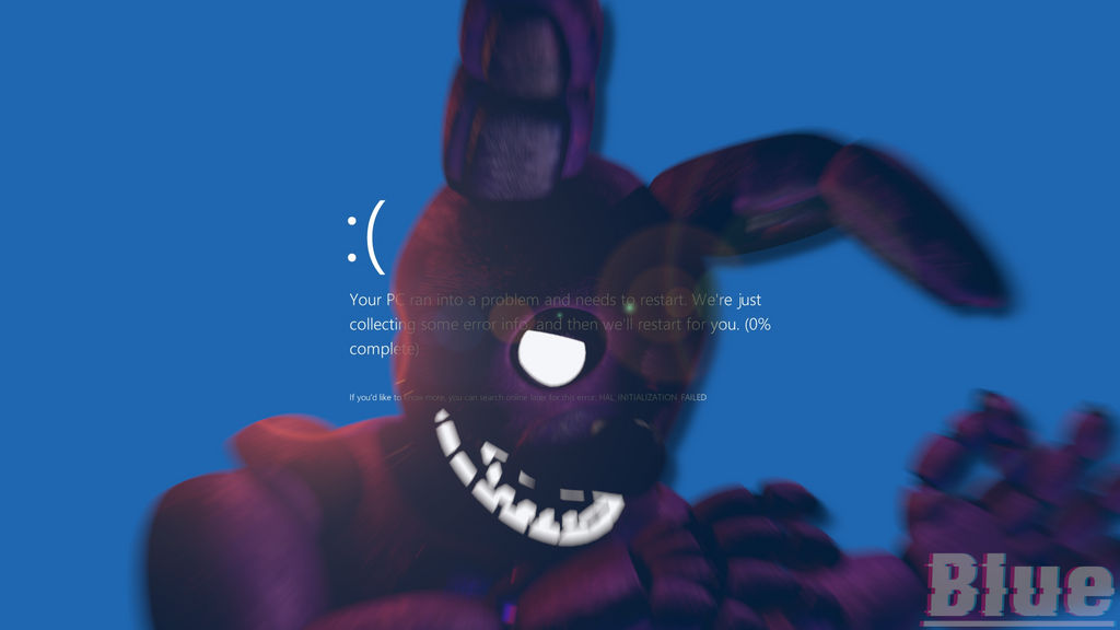 Shadow SpringBonnie Poster by BlueNegatiive on DeviantArt