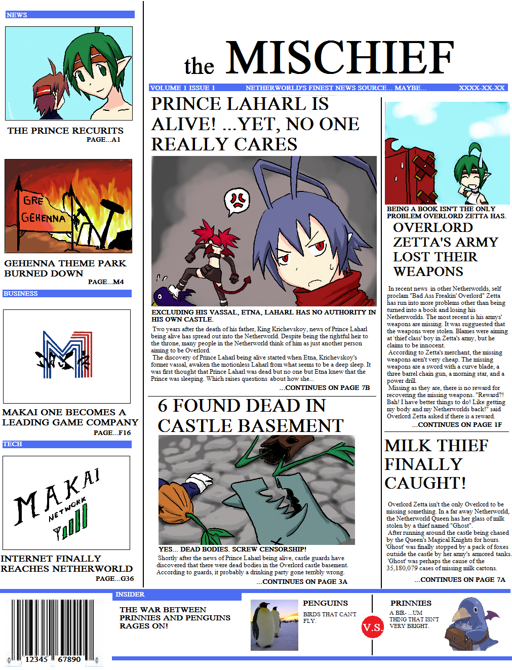 Disgaea Mischief Ch. 1 End